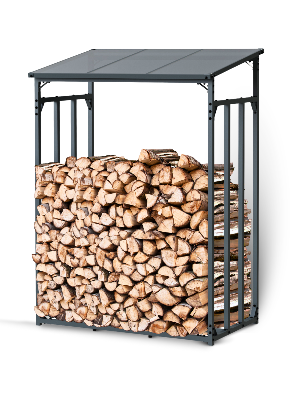 holz4home&reg; Kaminholzunterstand | L (1.6RM 2.5SRM) 