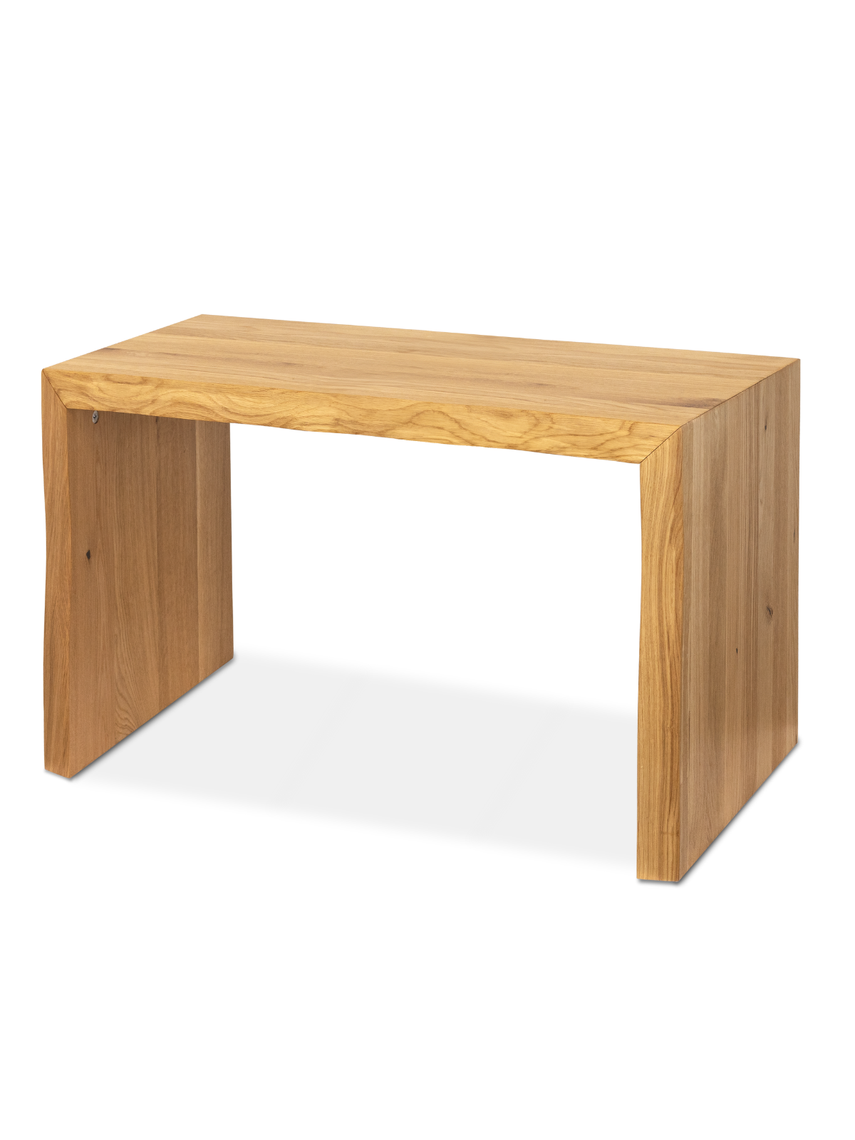 holz4home&reg; Massivholzbank aus Eiche mit Baumkante | S 