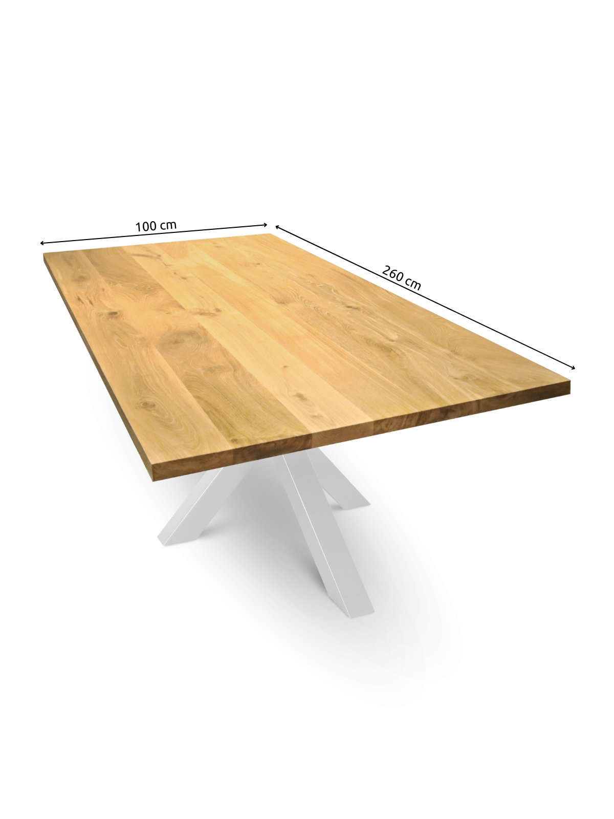 holz4home&reg; Tischplatte 260cm x 100cm | 260cm x 100cm 