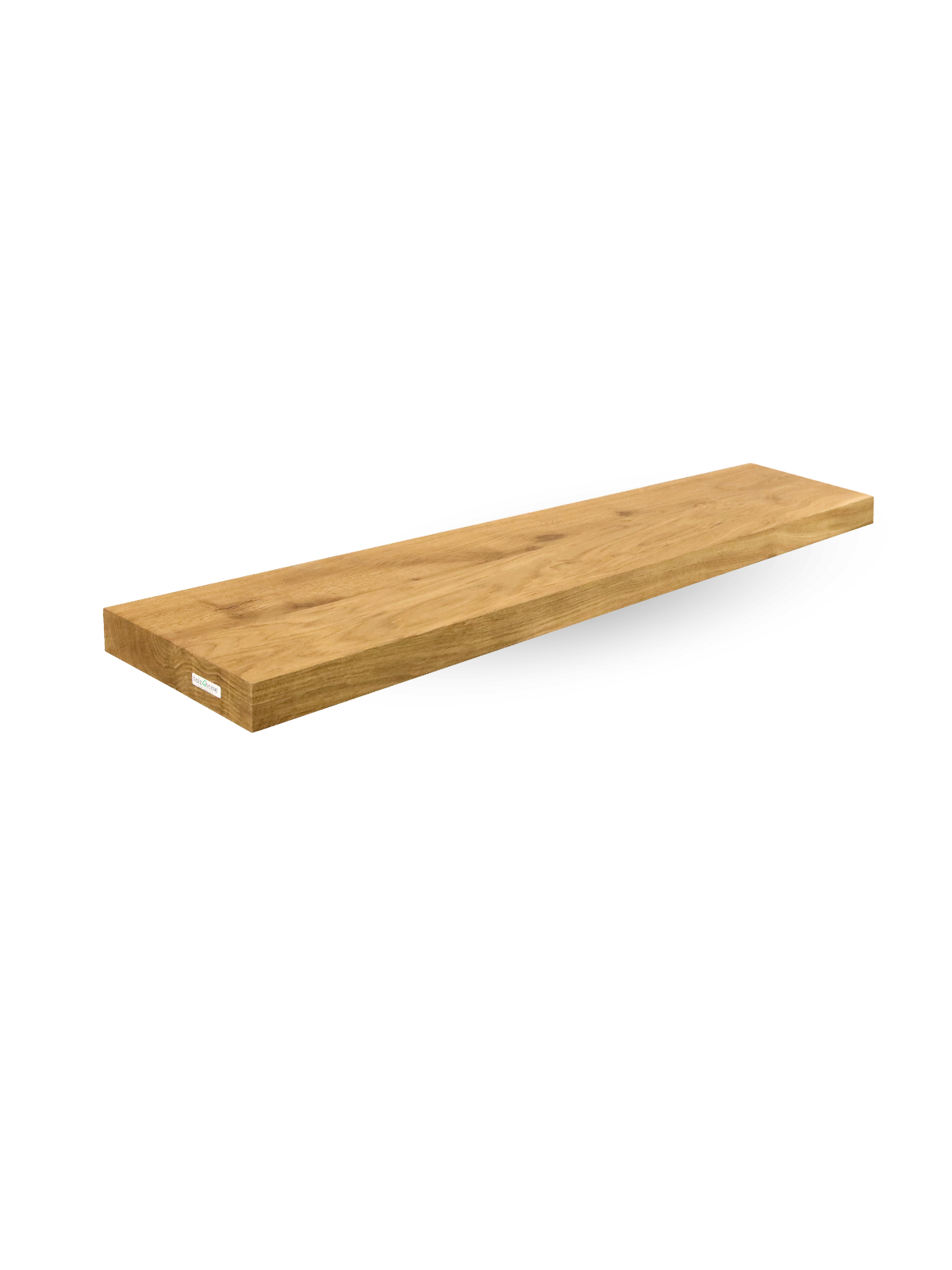 holz4home&reg; Schwebendes Wandregal | 100cm / ohne Baumkante 