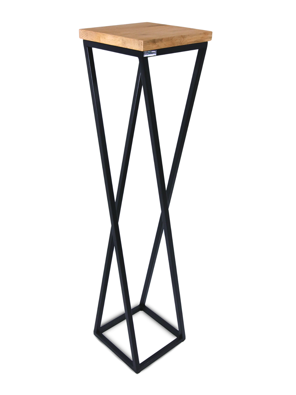 holz4home&reg; Blumenst&auml;nder aus Eiche I Gedrehte Streben 90 cm | 90 cm 