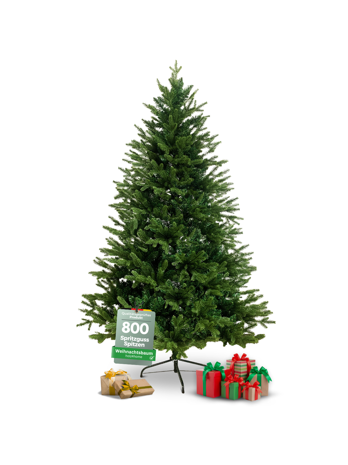 holz4home&reg; K&uuml;nstlicher Weihnachtsbaum 190 cm inkl. Lichterkette | 190 cm 