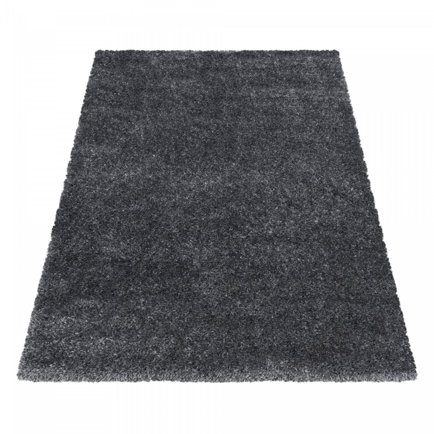 Einfarbig Hochflor Teppich, Flauschiger Langflor Shaggy Teppich, Rechteckig 