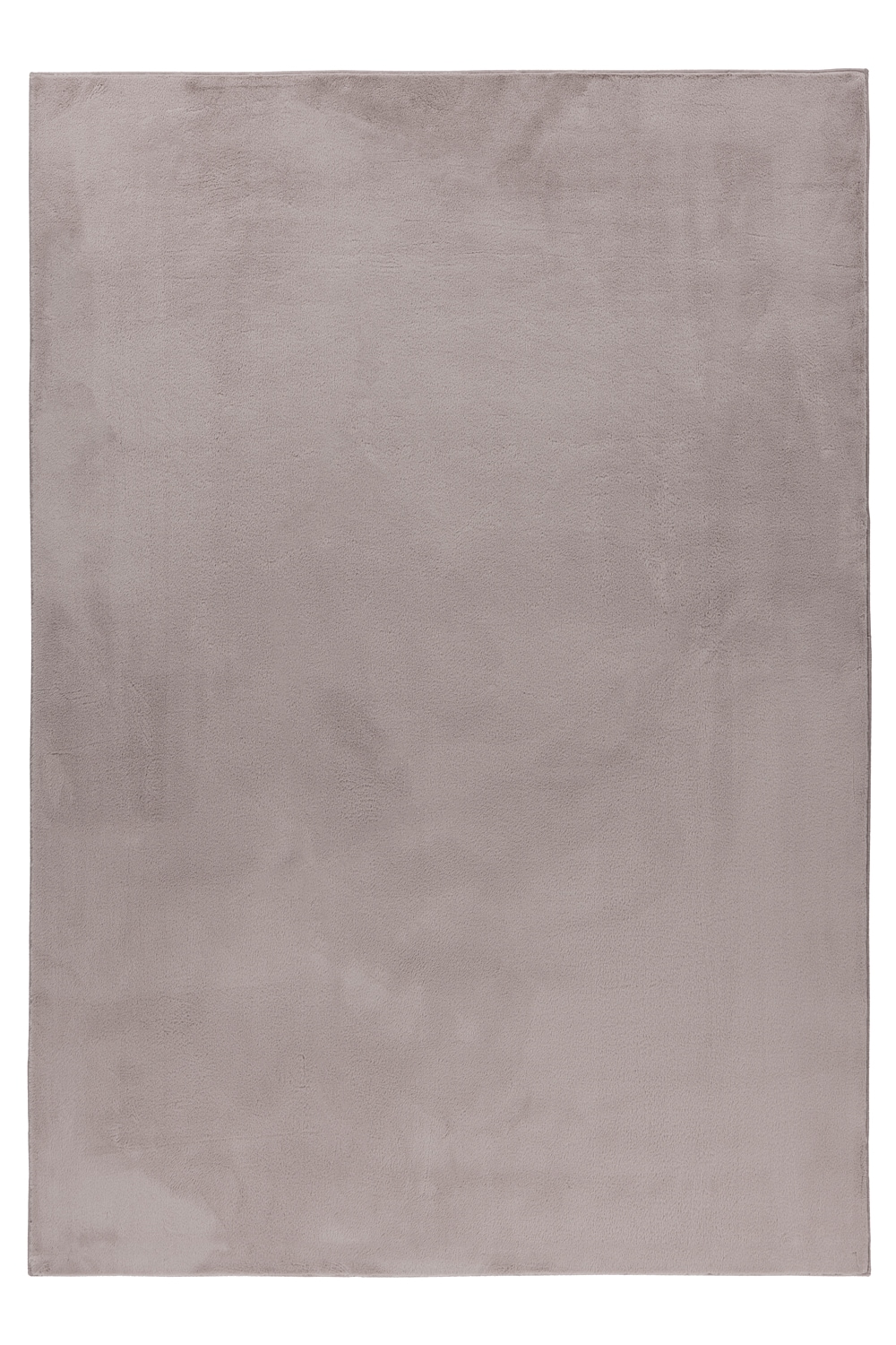 Weicher Hochflor Teppich Wohnzimmer Einfarbig, Felloptik, Flauschig, Rutschfest, 