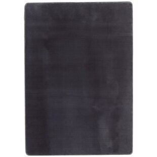 Langflorteppich Unicolor - Monochrom, ideal für Wohn-, Ess- oder Schlafzimmer 