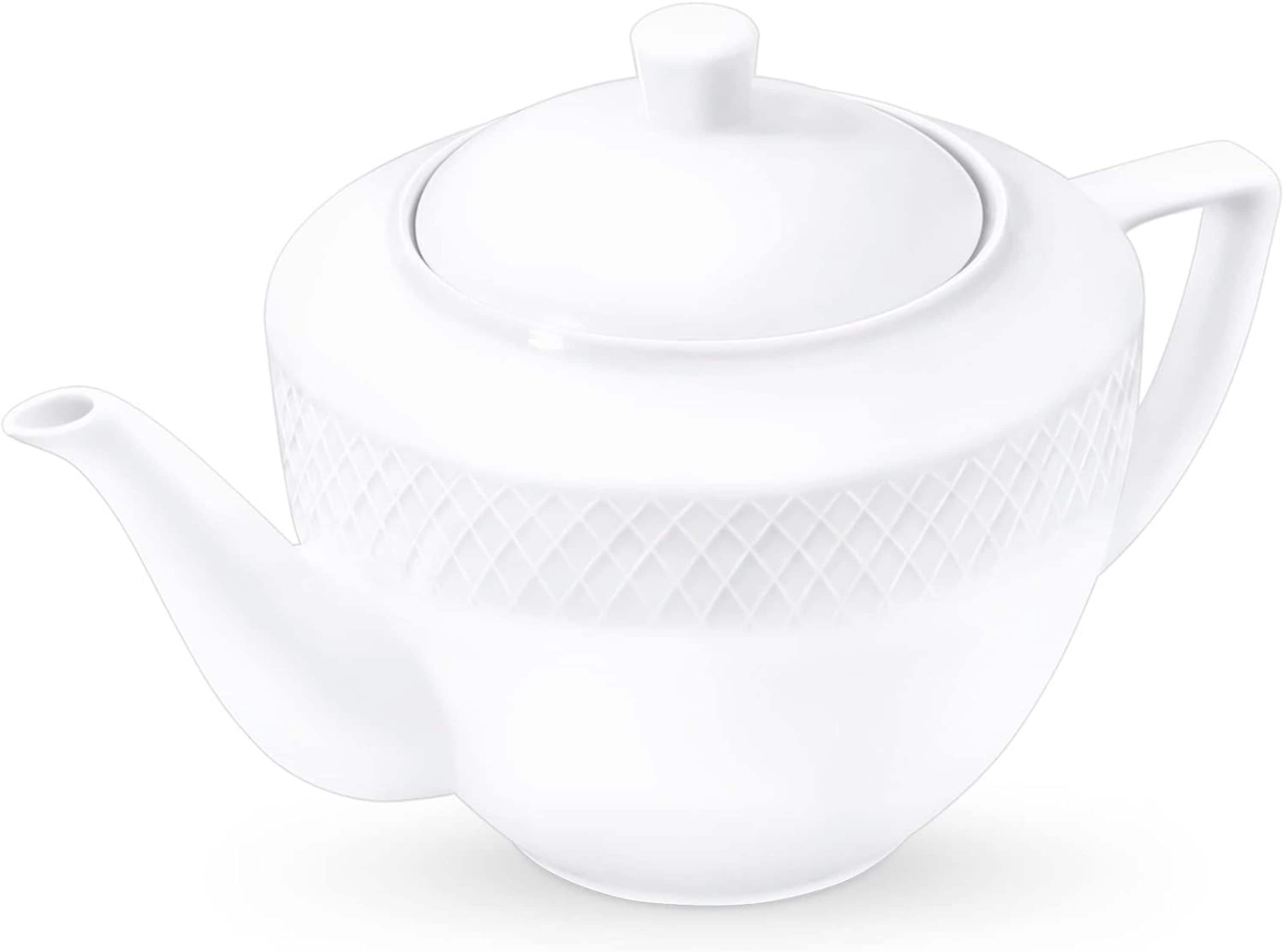 Wilmax | Klassische Englische Teekanne | Kaffeekanne | Aus Porzellan 900ml - Bild 1