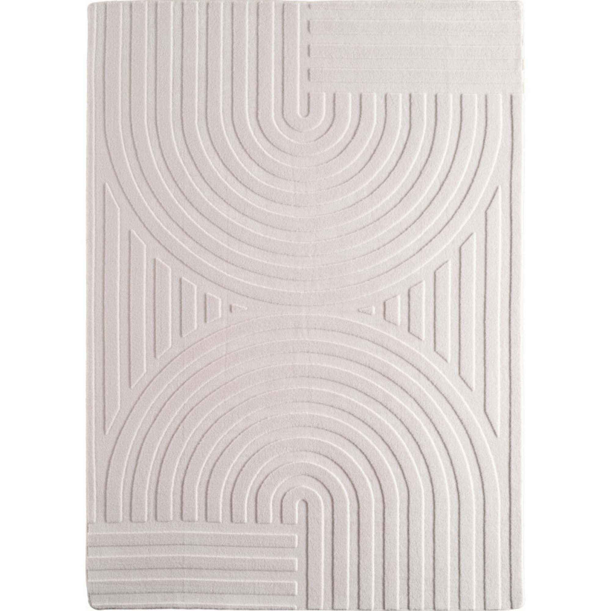 Weicher Indoor Teppich aus Microfaser, Stilvolles Design f&uuml;r Wohnzimmer, Schlafzimmer 