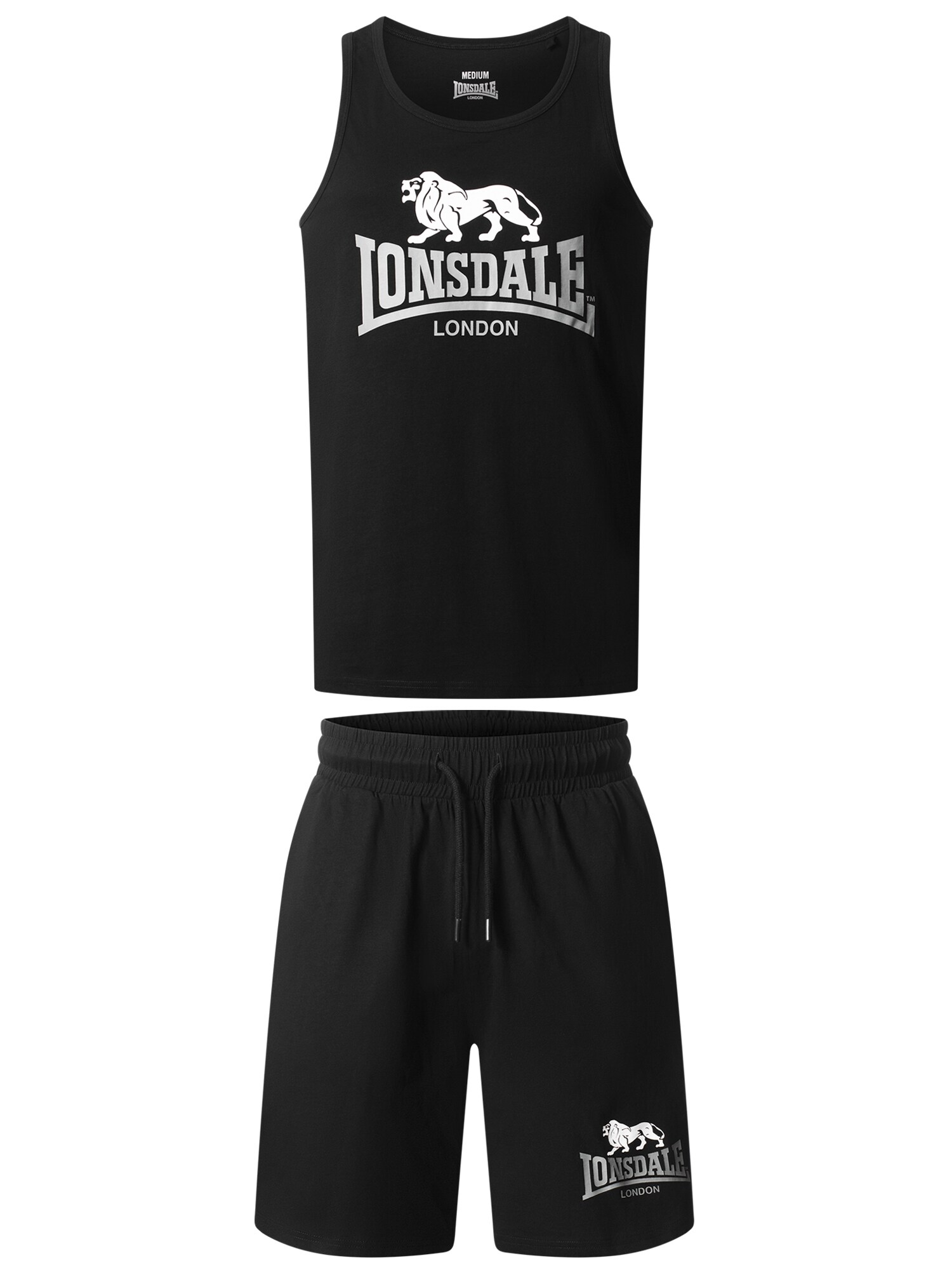 Lonsdale Herren Singlet & Shorts Set normale Passform POLMOOD - Bild 1