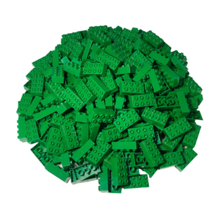 LEGO® DUPLO® 2x4 Steine Bausteine Grün - 3011 - Teile 250x 