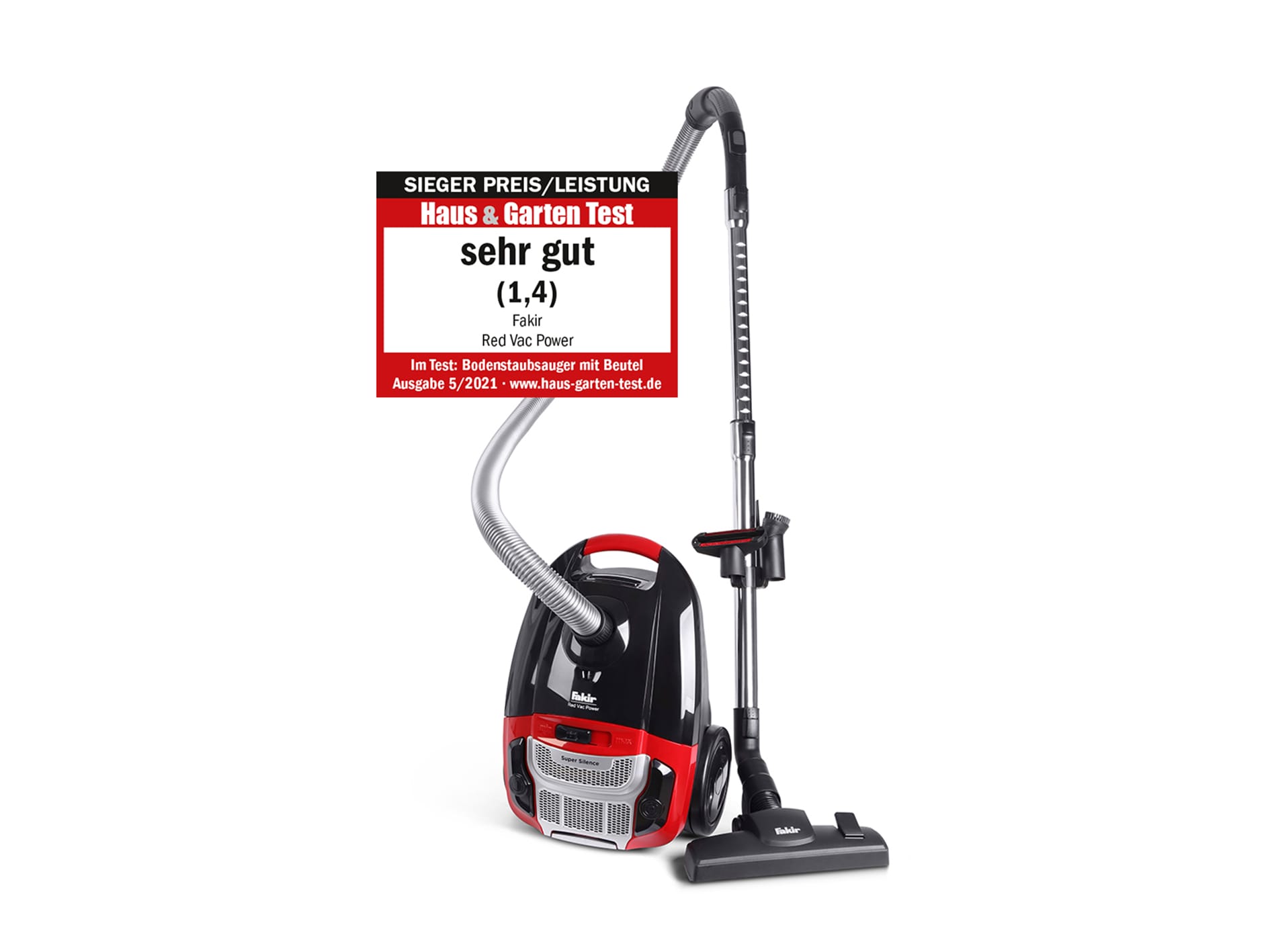 Fakir BODENSTAUBSAUGER RED VAC POWER 