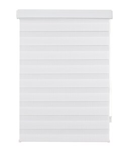 Ondeco Doppelrollo Kassetten Duo Rollo Seitenzugrollo mit Klemmträger inklusive Montagematerial Farbe: Weiß, Größe: 60x160cm 