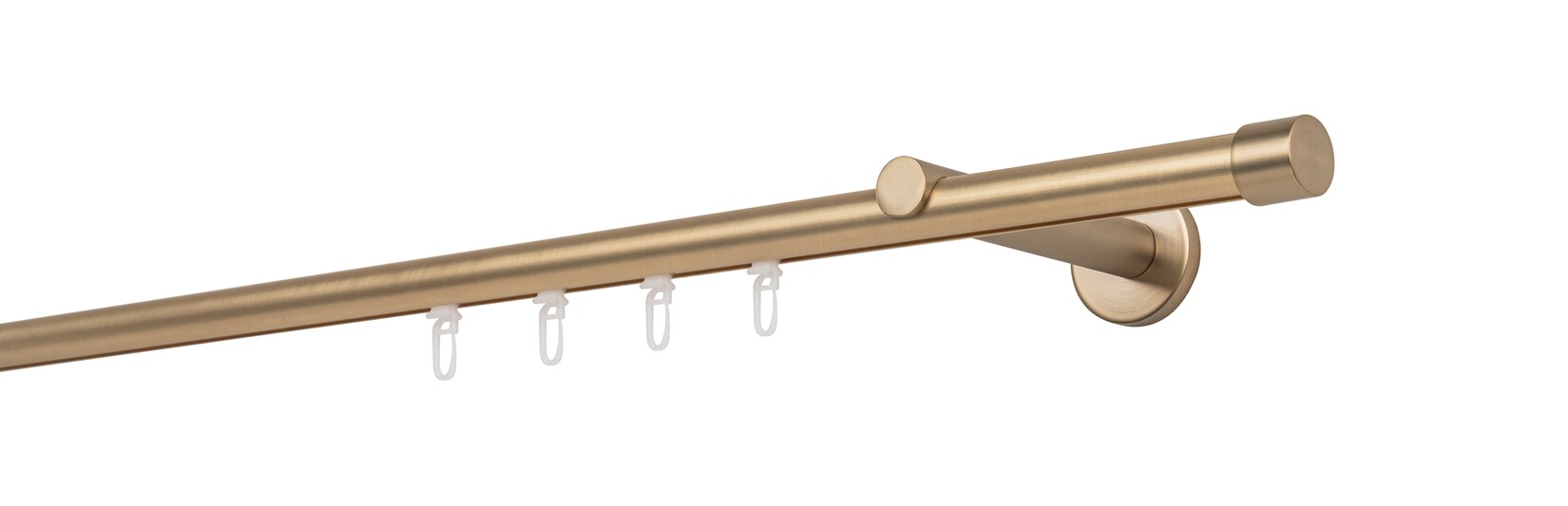 mydeco Gardinenstange "Kappe function Ø 20mm" 1 läufig-läufig Fixmaß