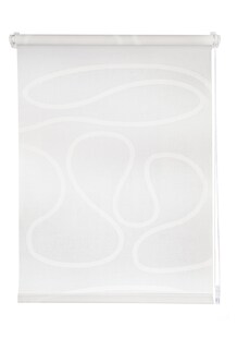 Ondeco Tageslichtrollo Win Move ohne Bohren Klemmfix lichtdurchlässig und Blickdicht Größe: 60x160 cm, Farbvariante: Weiß 