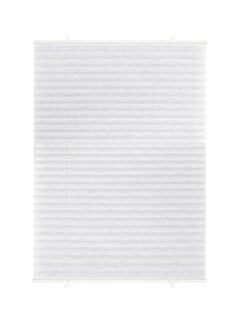 Ondeco Plissee Prompt ohne Bohren Basic mit Klemmträger Sonnenschutz Lichtschutz Klemmfix Farbe: Weiß, Größe: 50x130 cm 