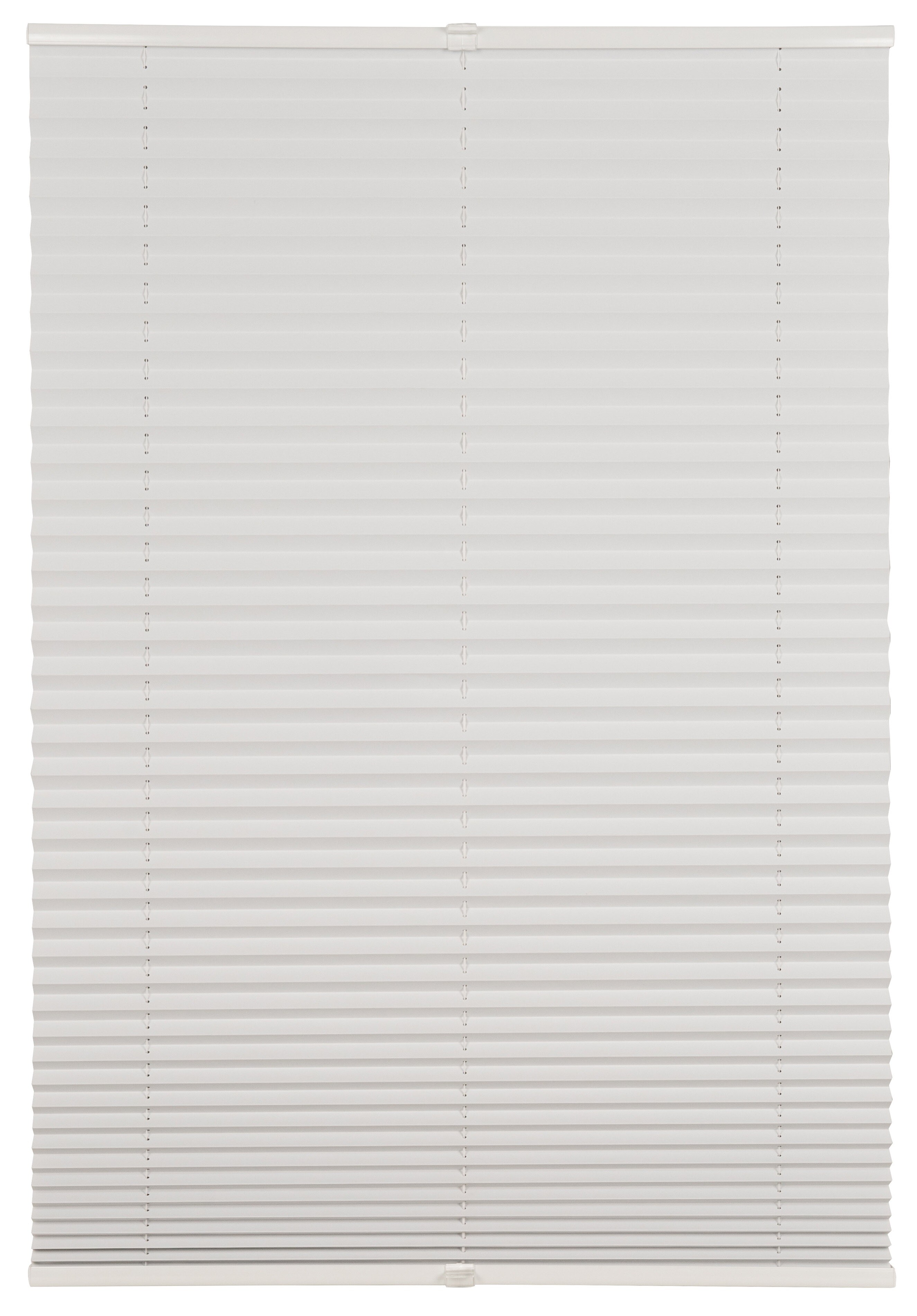 Ondeco Plissee wei&szlig;  verdunkelnd wei&szlig; mit Klemmtr&auml;ger Sonnenschutz Lichtschutz Klemmfix Farbe: weiss, Gr&ouml;&szlig;e: 50x130 cm 