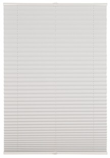 Ondeco Plissee weiß  verdunkelnd weiß mit Klemmträger Sonnenschutz Lichtschutz Klemmfix Farbe: weiss, Größe: 50x130 cm 