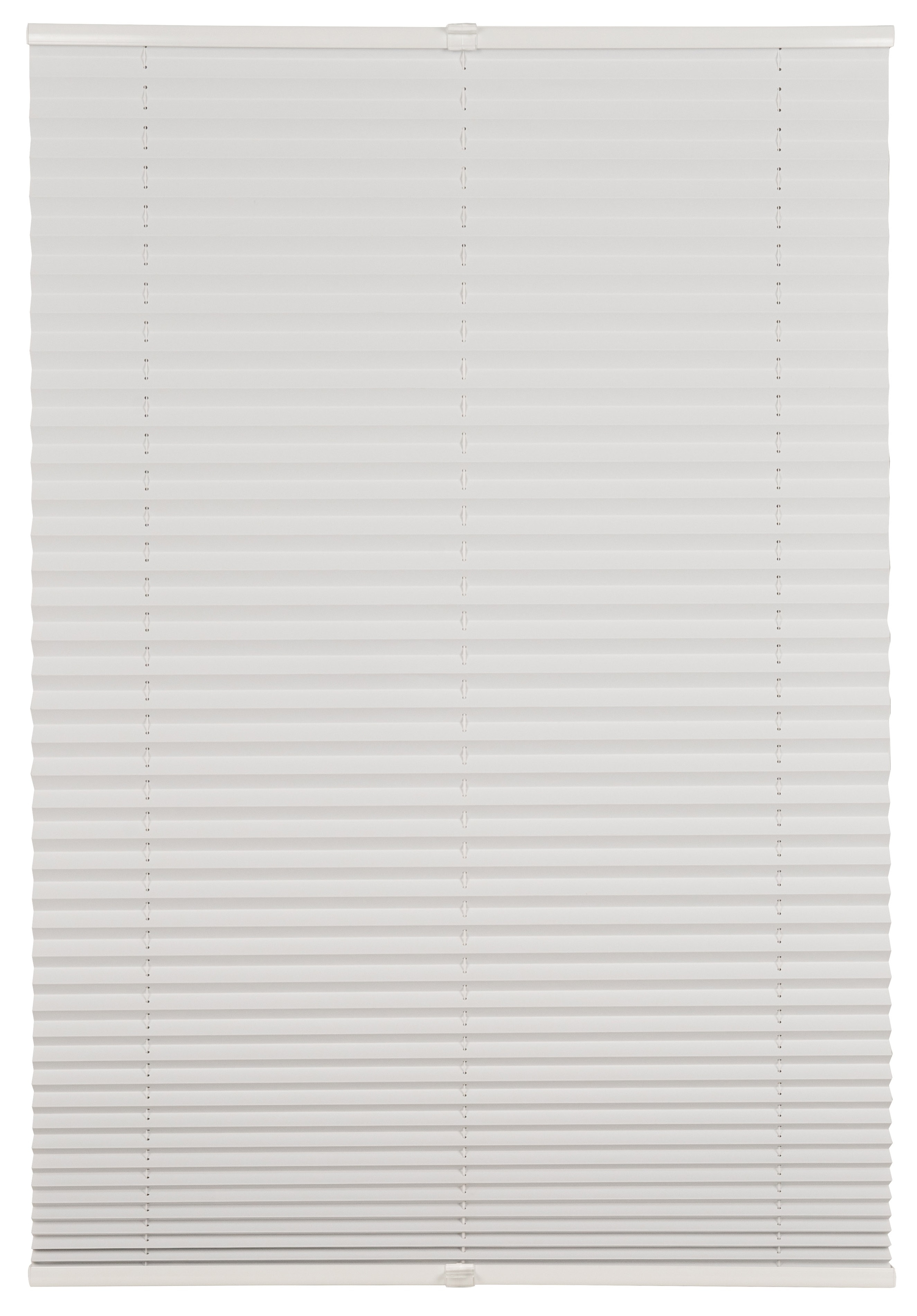 Ondeco Plissee wei&szlig;  verdunkelnd wei&szlig; mit Klemmtr&auml;ger Sonnenschutz Lichtschutz Klemmfix Farbe: weiss, Gr&ouml;&szlig;e: 80x130 cm 