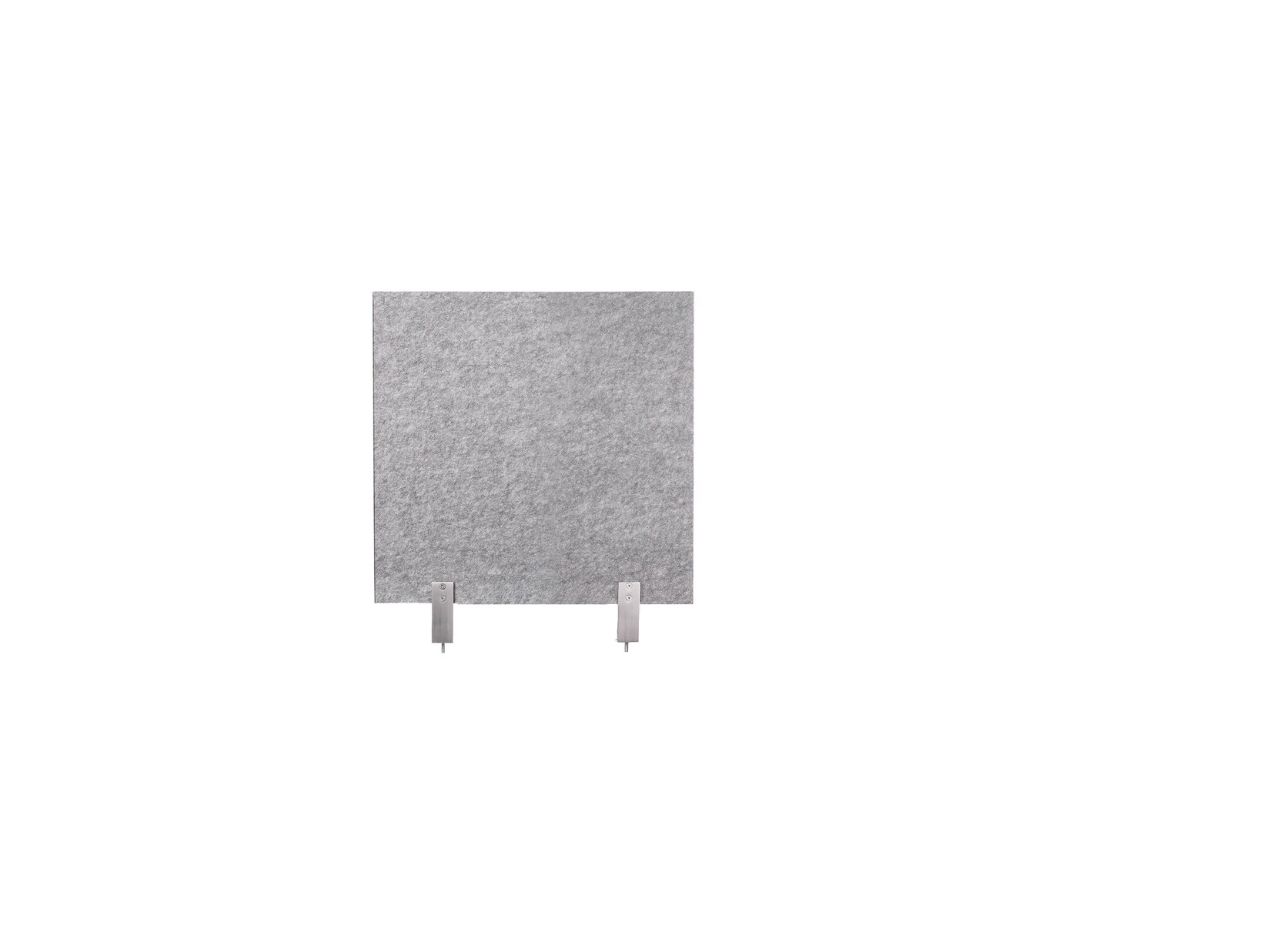 Schreibtisch-Set desktopz Klemme Farbe: grau, Größe: 50x50x1cm