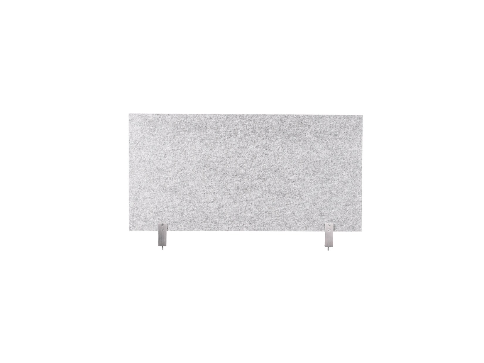 Schreibtisch-Set desktopz Klemme Farbe: lichtgrau, Größe: 100x50x2,5cm