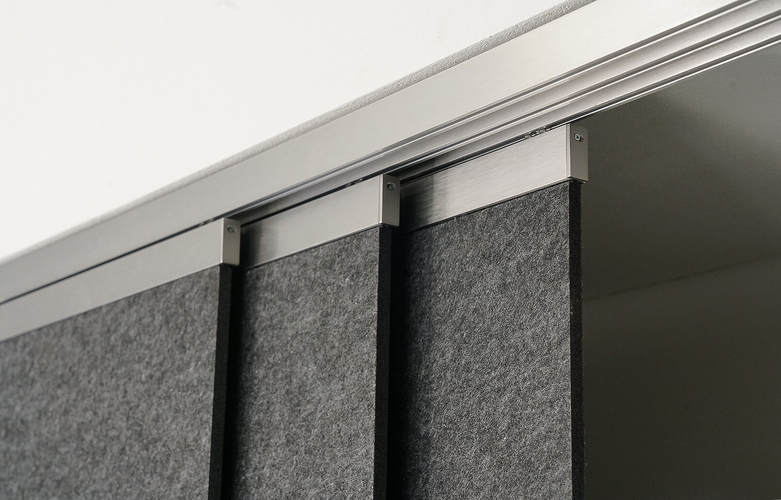 room-devider Paneel-Set rail & roll 4 mm Farbe: lichtgrau, Gr&ouml;&szlig;e: 50x300x1cm 