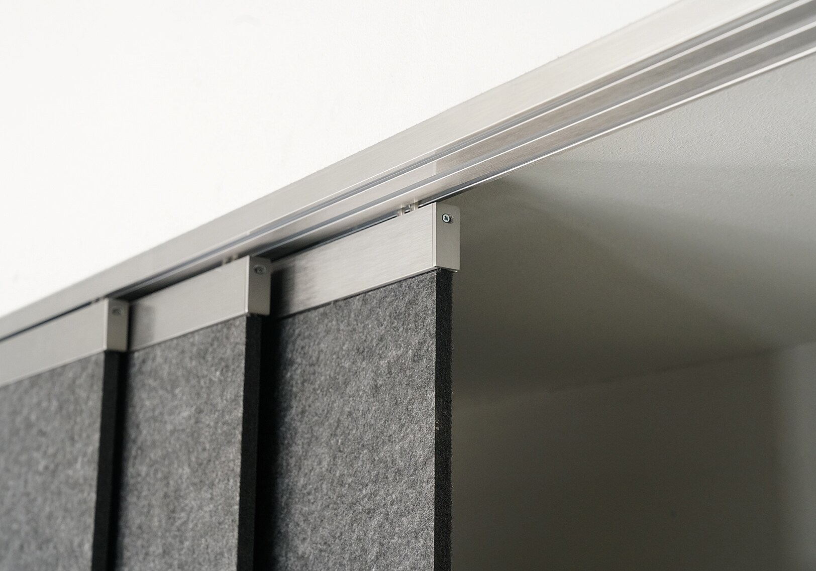 room-devider Paneel-Set track 6 mm Farbe: lichtgrau, Gr&ouml;&szlig;e: 50x300x1cm 