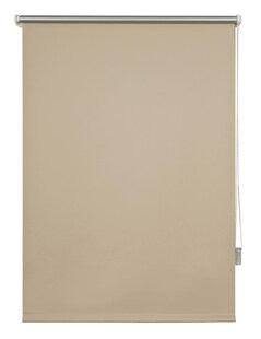 Ondeco Thermo-Rollo Win ohne Bohren Verdunkelung für Fenster und Türen lichtundurchlässig Größe: 60x160 cm, Farbvariante: Beige 