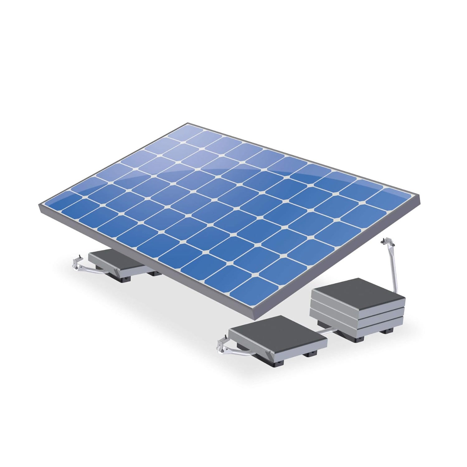 ValkBox 3 XL - Balkonkraftwerk Aufst&auml;nderung f&uuml;r Solarmodul auf Flachdach/Boden 