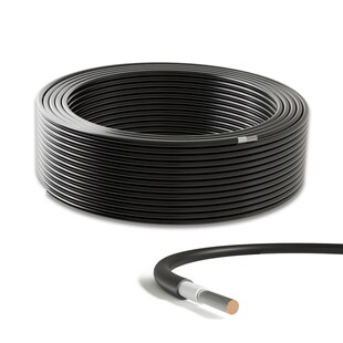 Solarkabel 4mm² schwarz 25m H1Z2Z2-K Solarleitung für Photovoltaik & Solaranlagen 