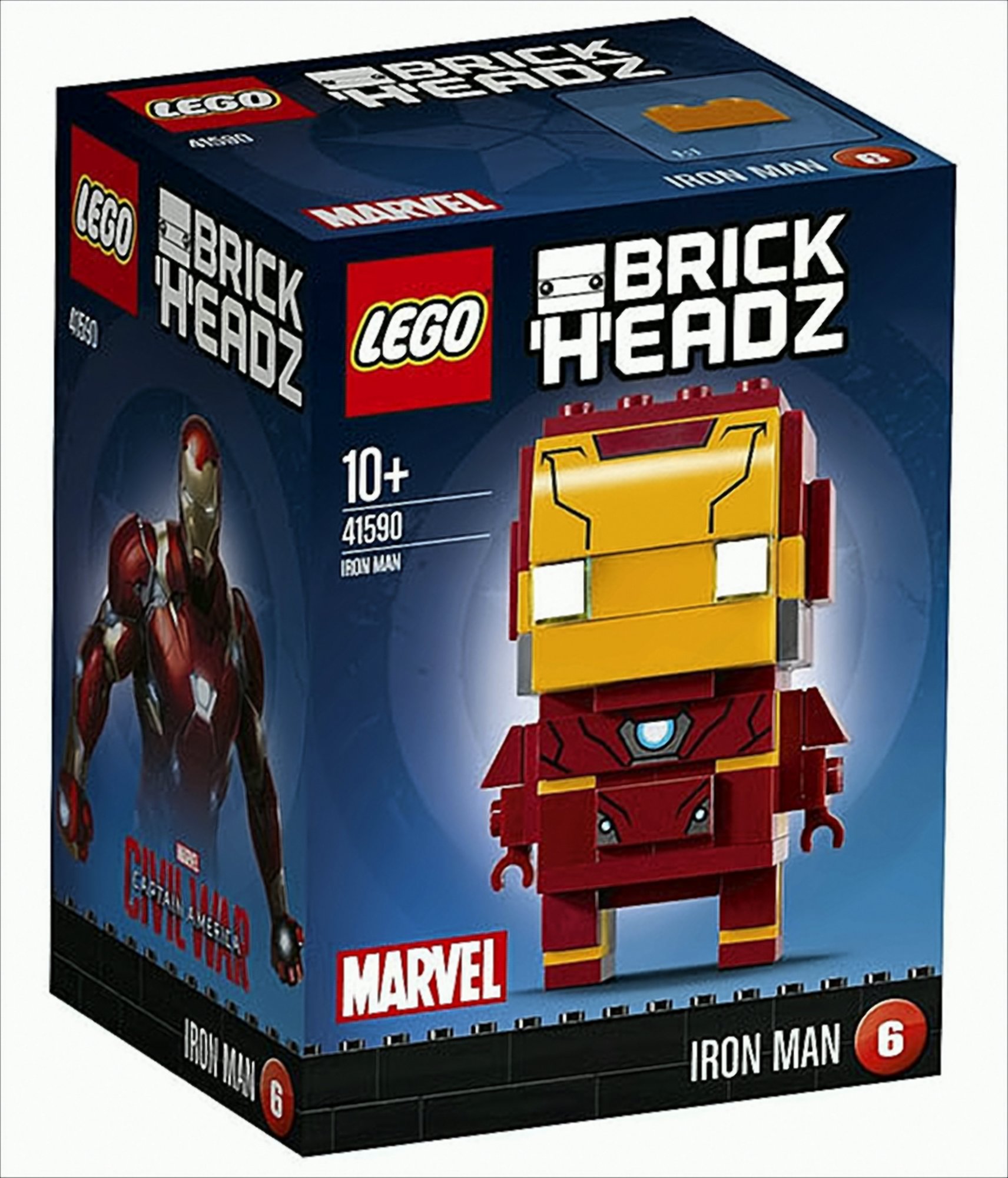 Figur Lego Brick Heads Iron Man 41590 