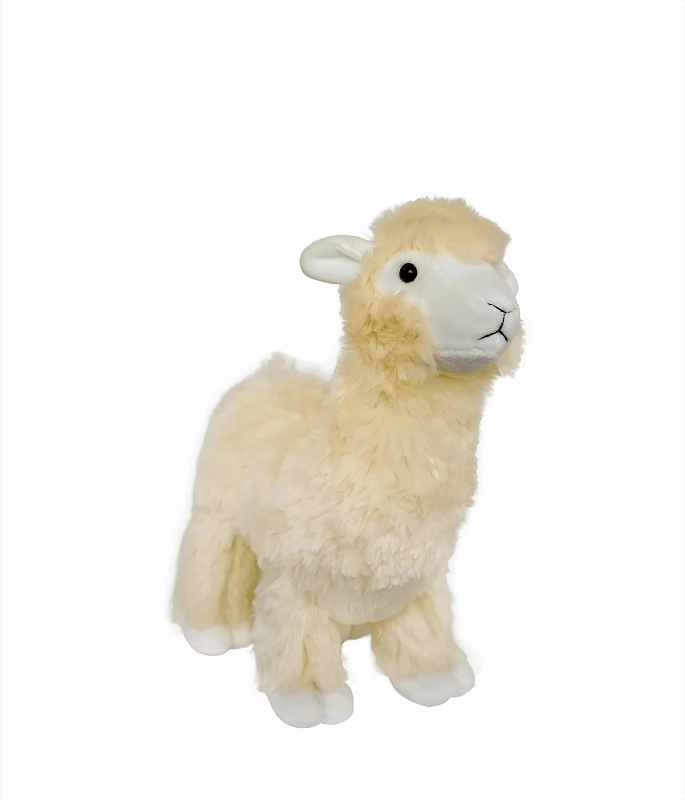 Lama Franky beige Pl&uuml;sch 28 cm 