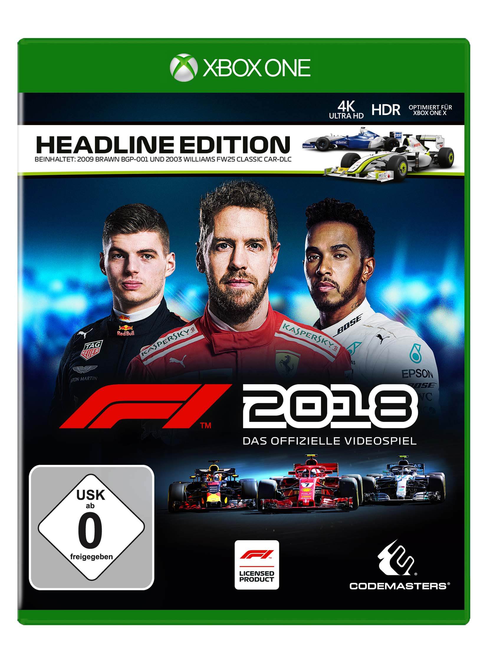 F1 2018 Headline Edition (XONE) (USK) 