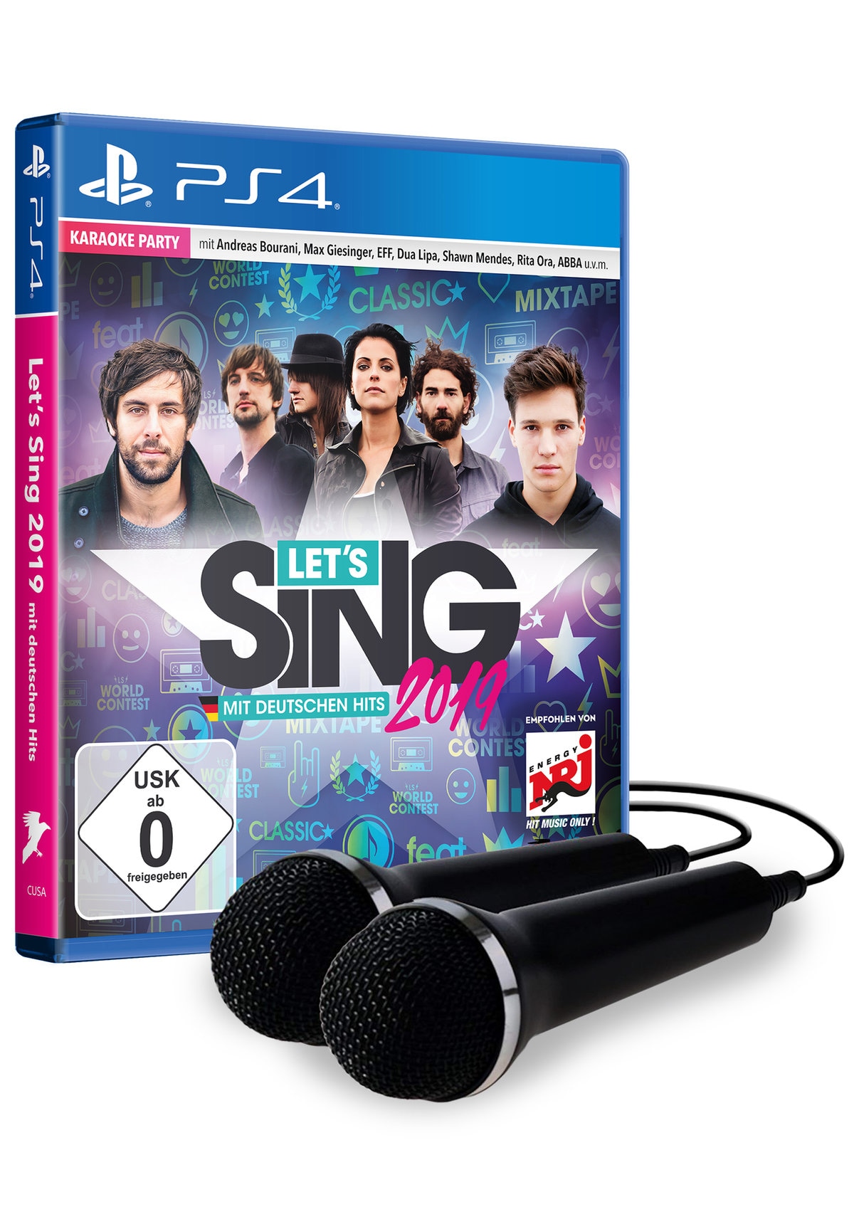 Let's Sing 2019 mit deutschen Hits [+ 2 Mics] (PS4) (USK) 