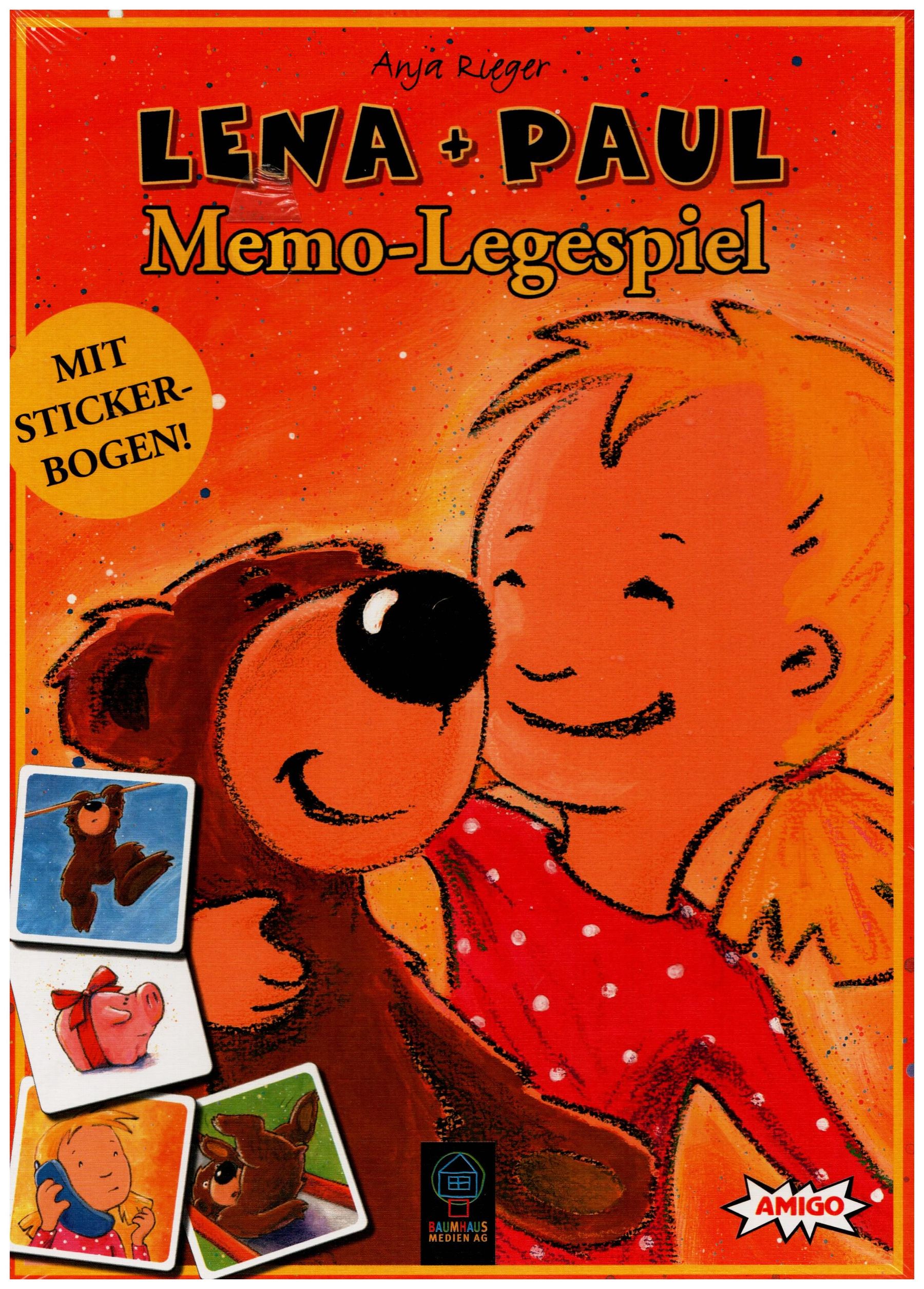 2425 - Amigo Spiele - Lena + Paul Memo-Legespiel 