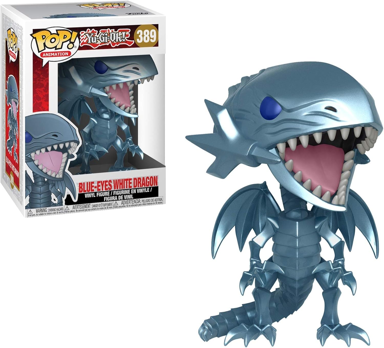Funko Pop - Yu-Gi-Oh! - Blau&auml;ugiger Wei&szlig;er Drache 9cm 
