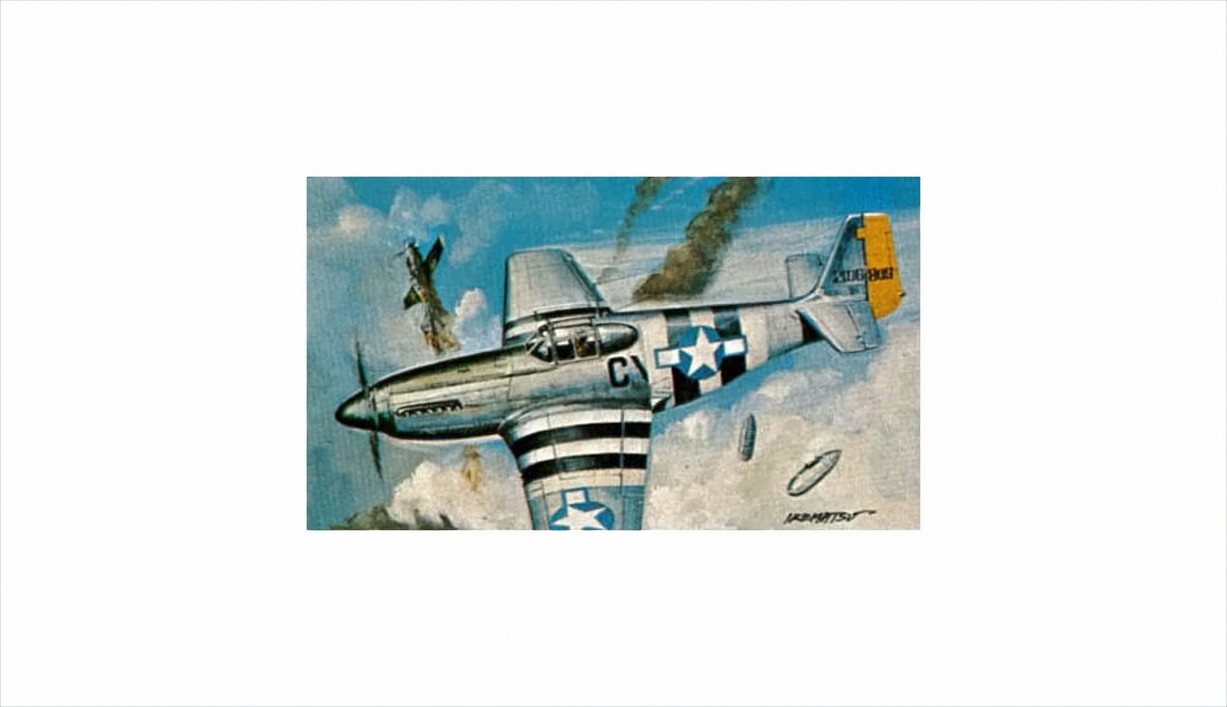 P-51B Mustang Aircraft Plastic Model Kit 
