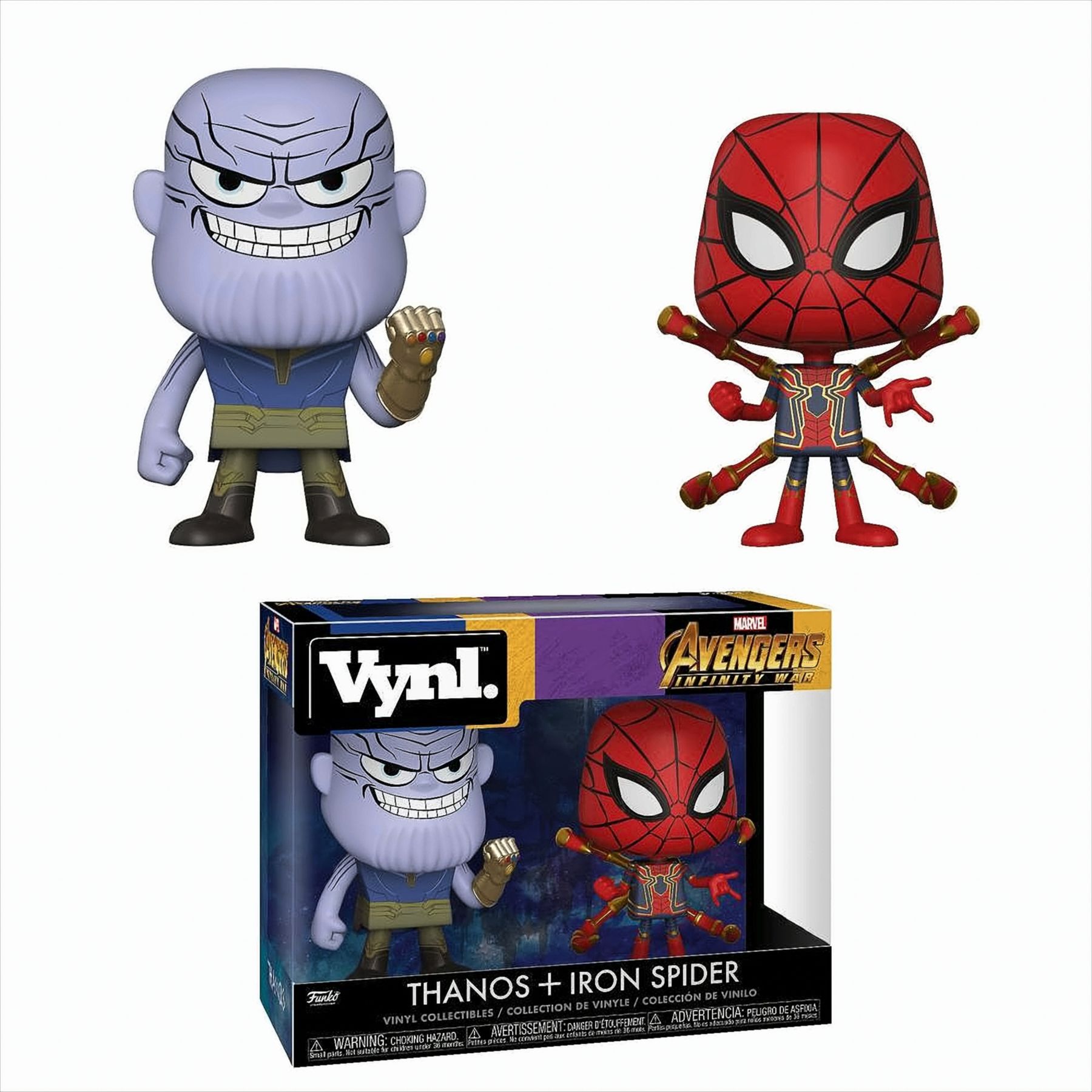 Funko Vynl. Thanos und Iron Spider 