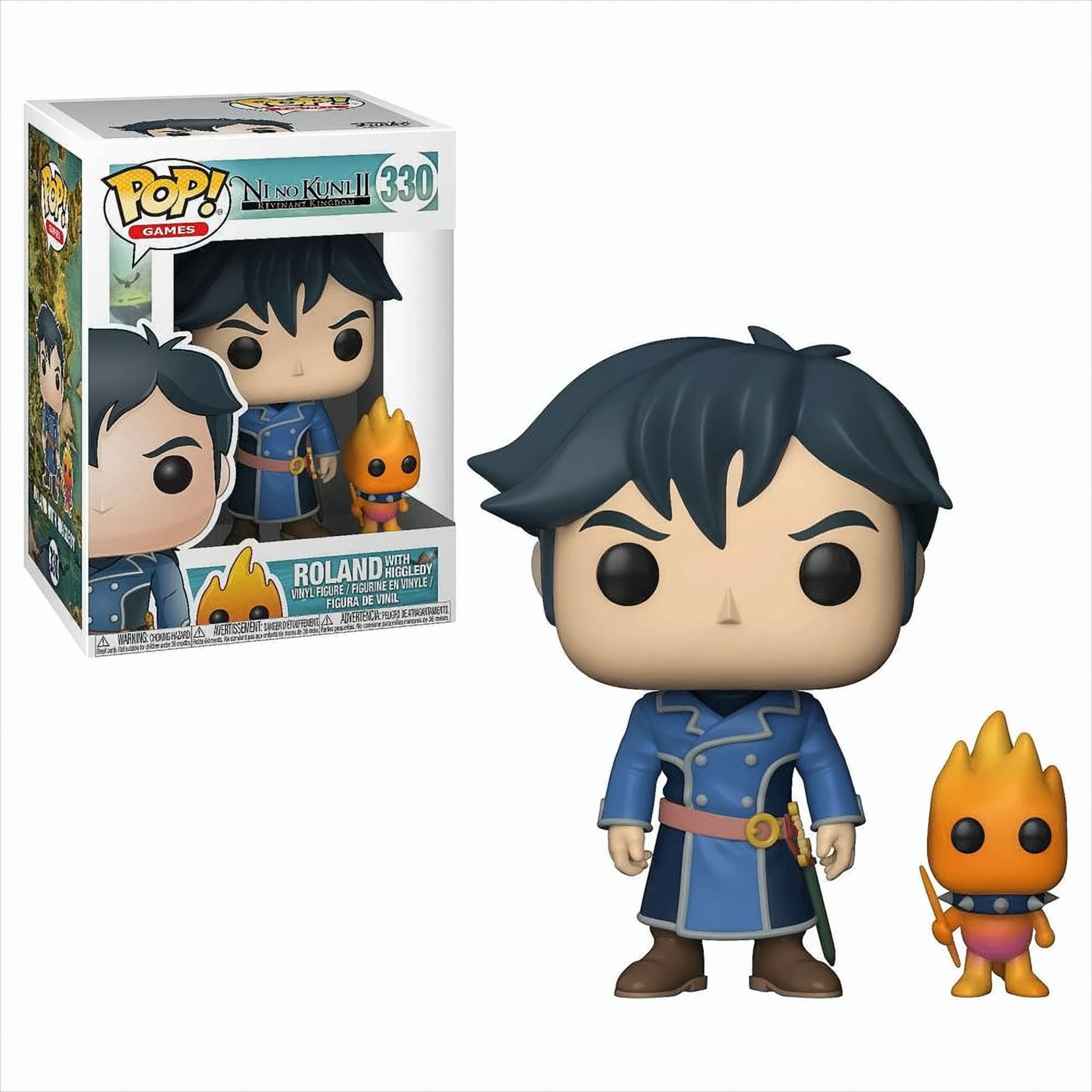 Funko Pop - Ni No Kuni 2 - Roland mit Higgledy 9cm 