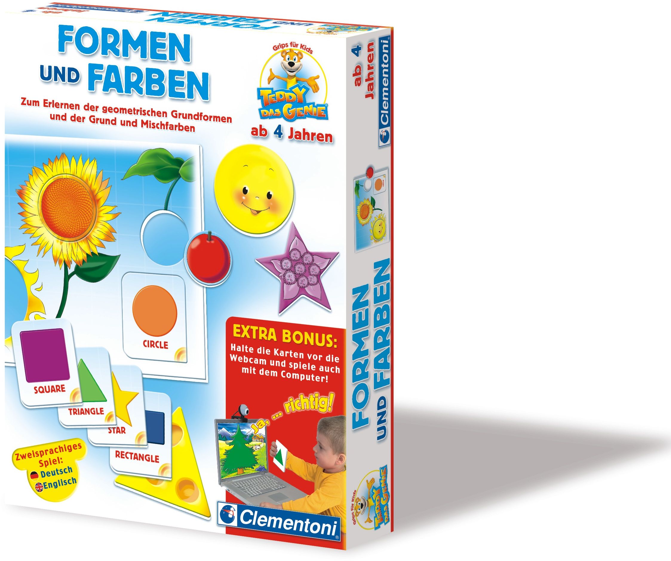 Clementoni 69827 - Formen und Farben - 2D 