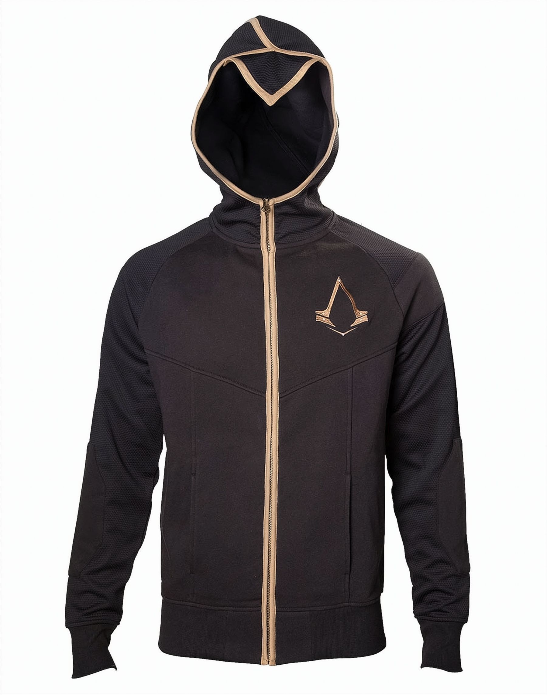 Assassin's Creed Logo Kapuzenjacke schwarz/gold XL 