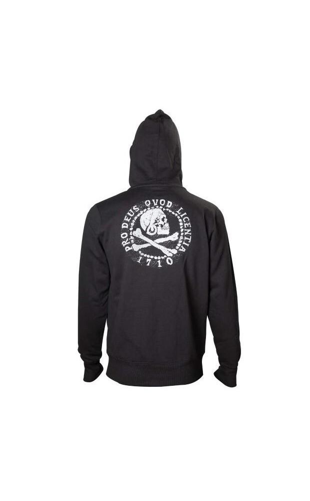 Uncharted 4 Hoodie Totenkopf L schwarz 