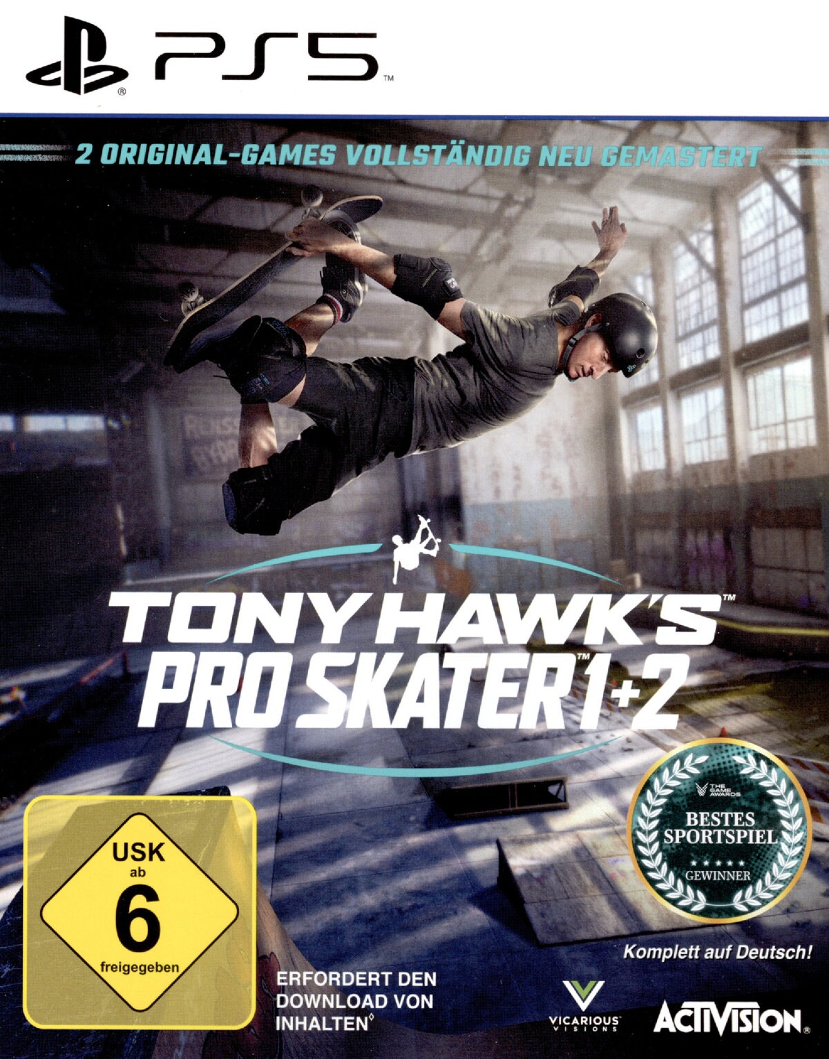 Tony Hawks Pro Skater 1+2 PS-5 Remastered 