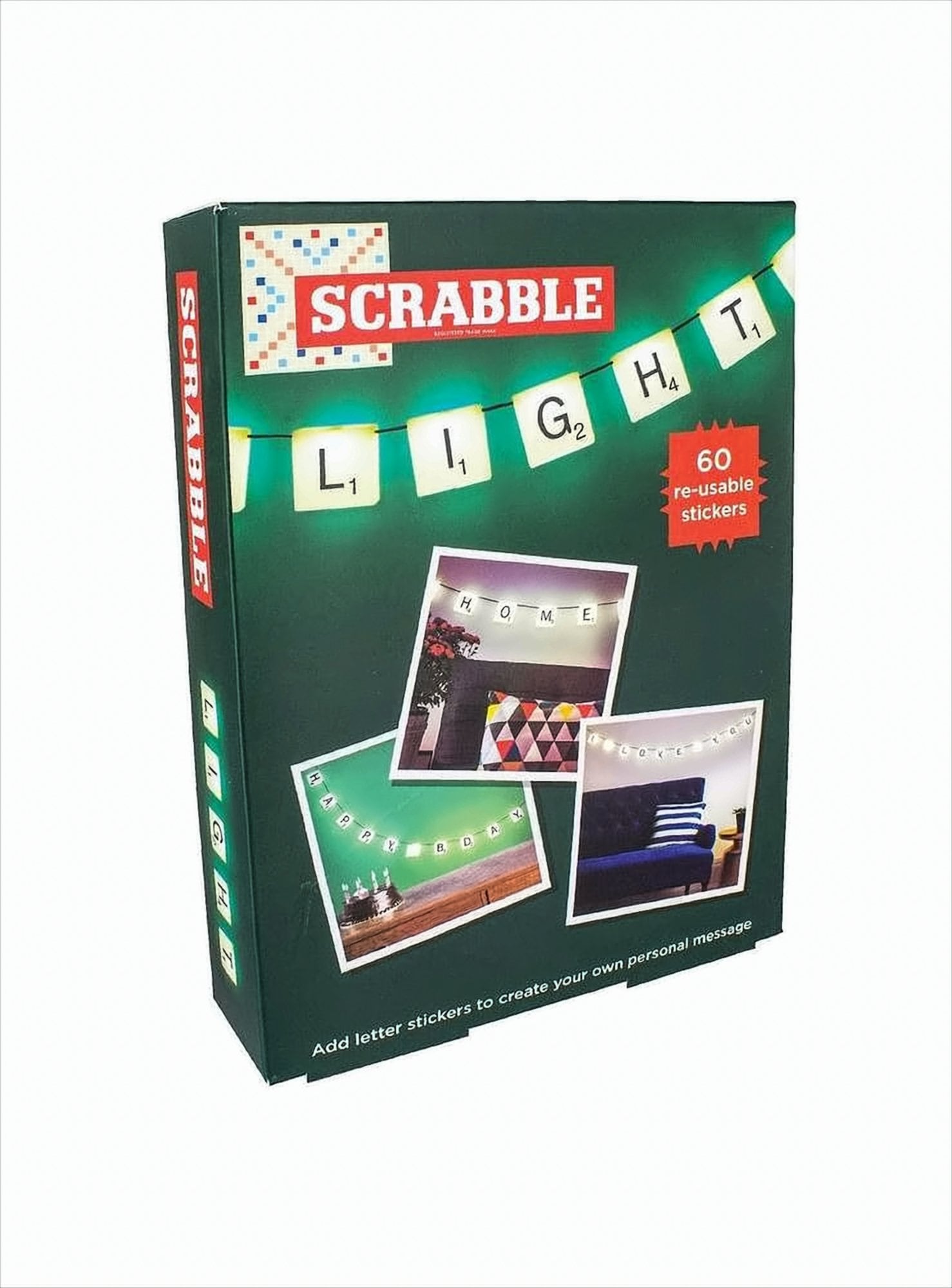 Scrabble Lichterkette 
