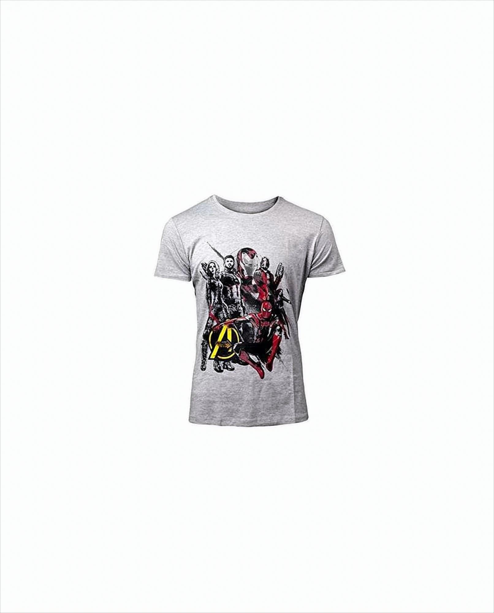 Avengers Inf. War T-Shirt -L- Charaktere, grau 