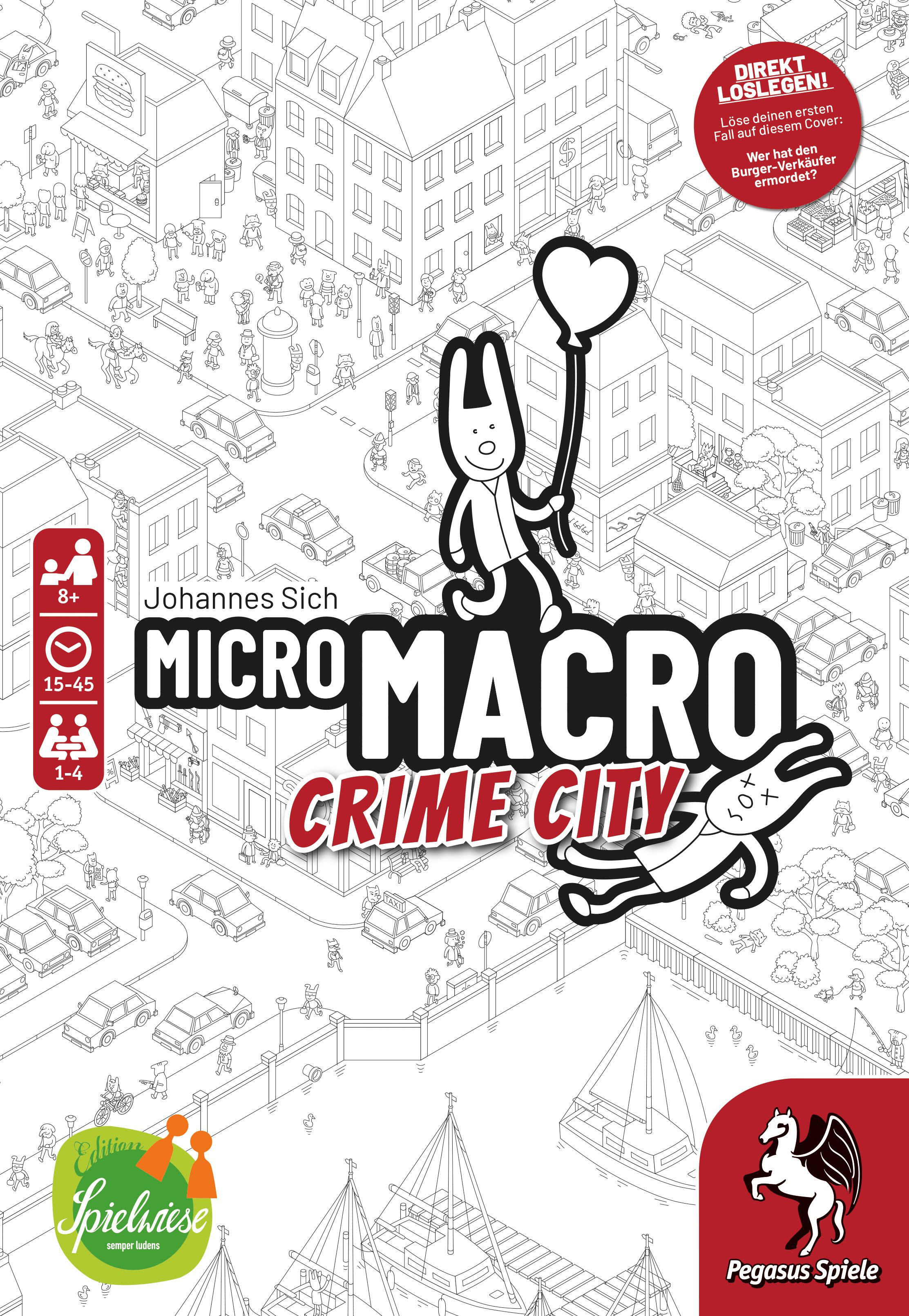 Edition Spielwiese - MicroMacro - Crime City, deutsche Ausgabe 