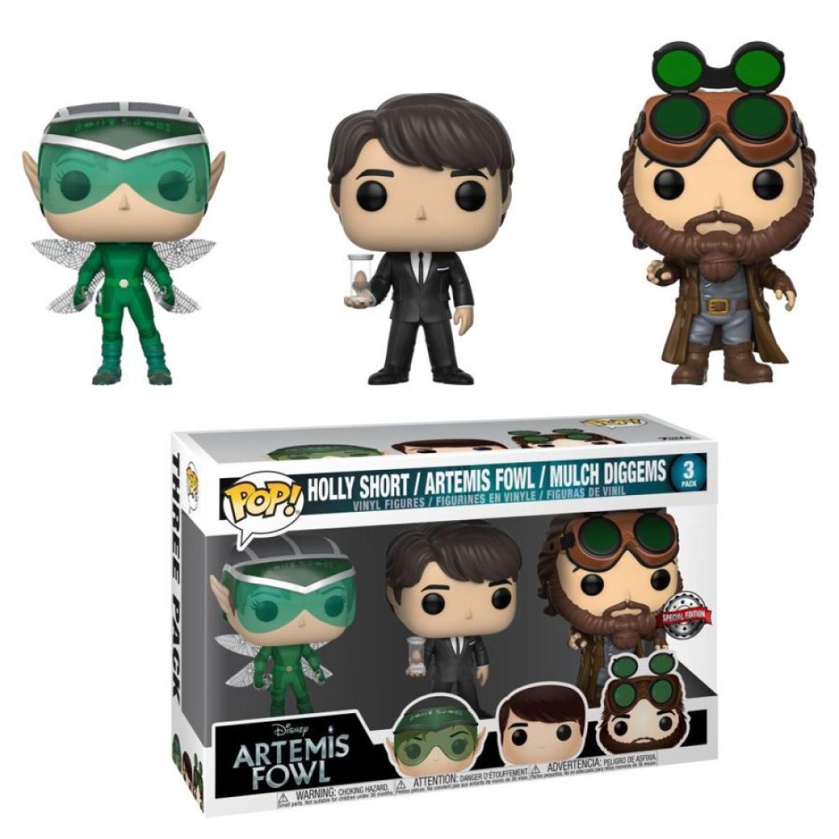 POP - Artemis Fowl - Holly/Artemis/Mulch 3-Pack 