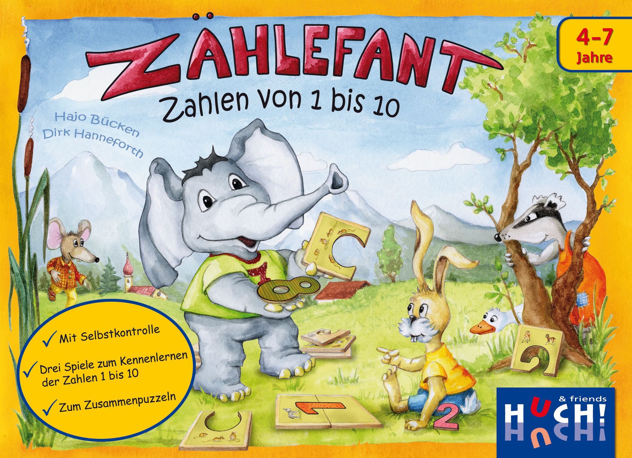Huch Verlag - Z&auml;hlefant - Zahlen von 1 bis 10 