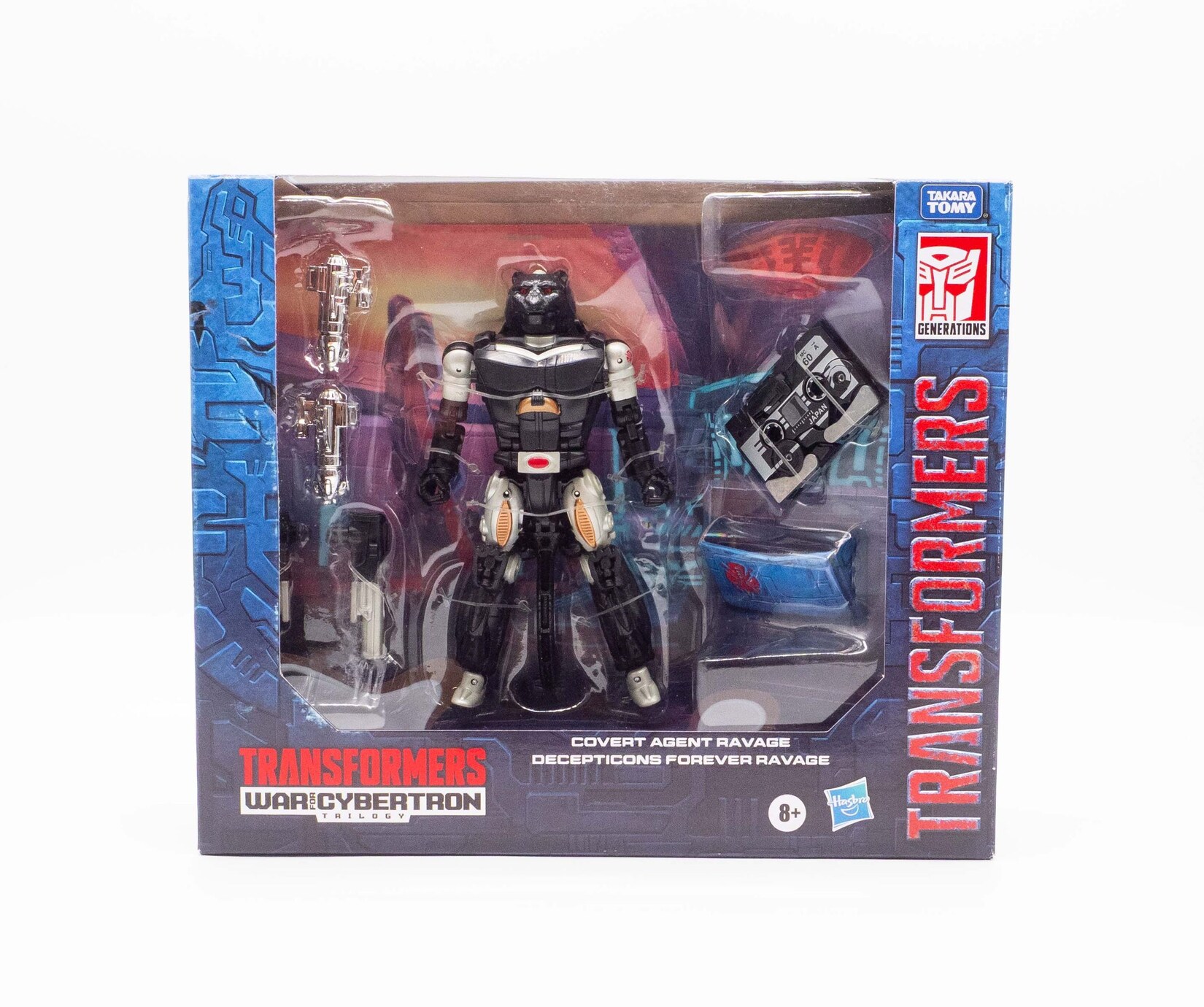 Transformers mit 2 Figuren Ravage und Decepticons