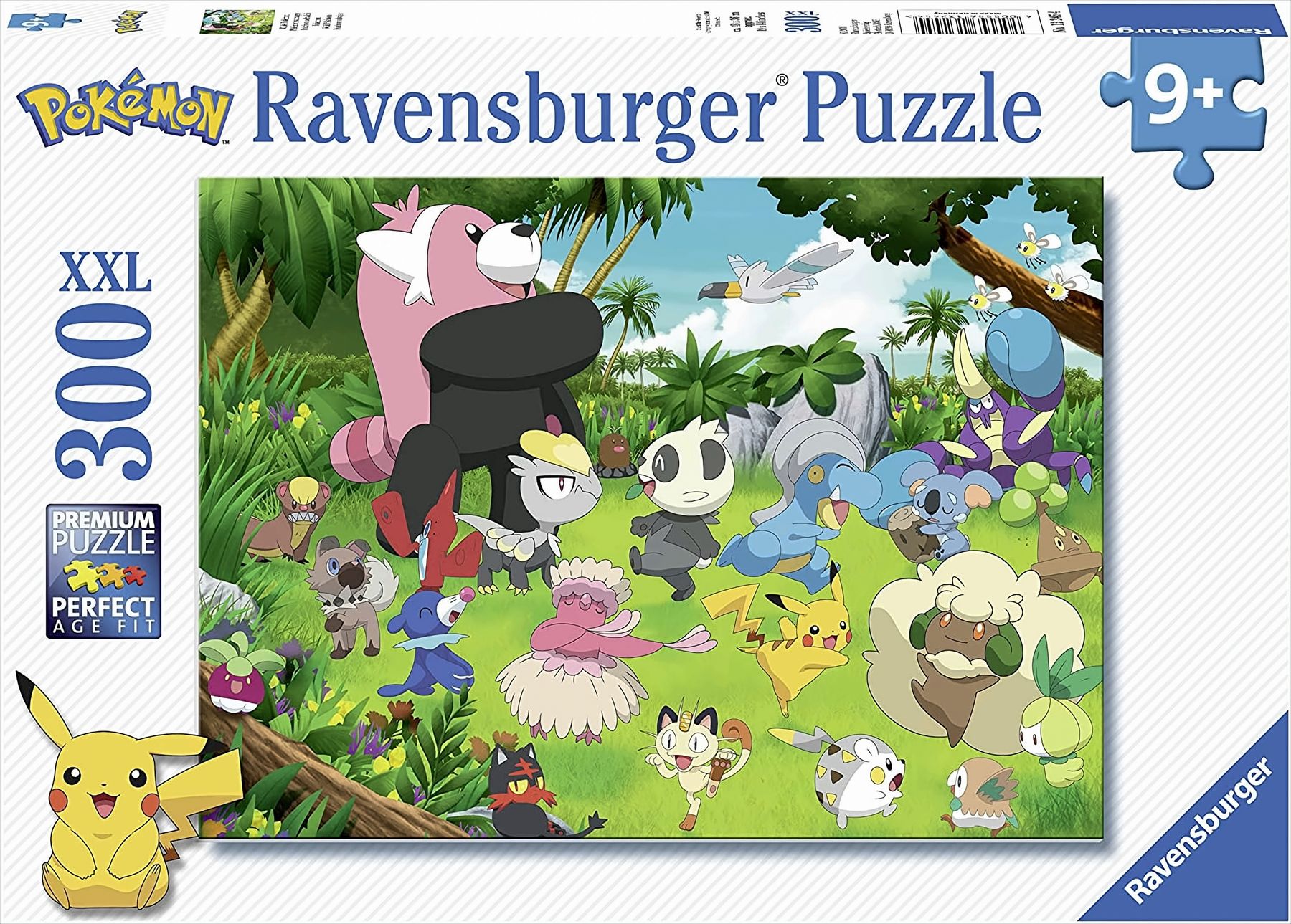 Puzzle: Pok&eacute;mon wild (300 Teile XXL) 