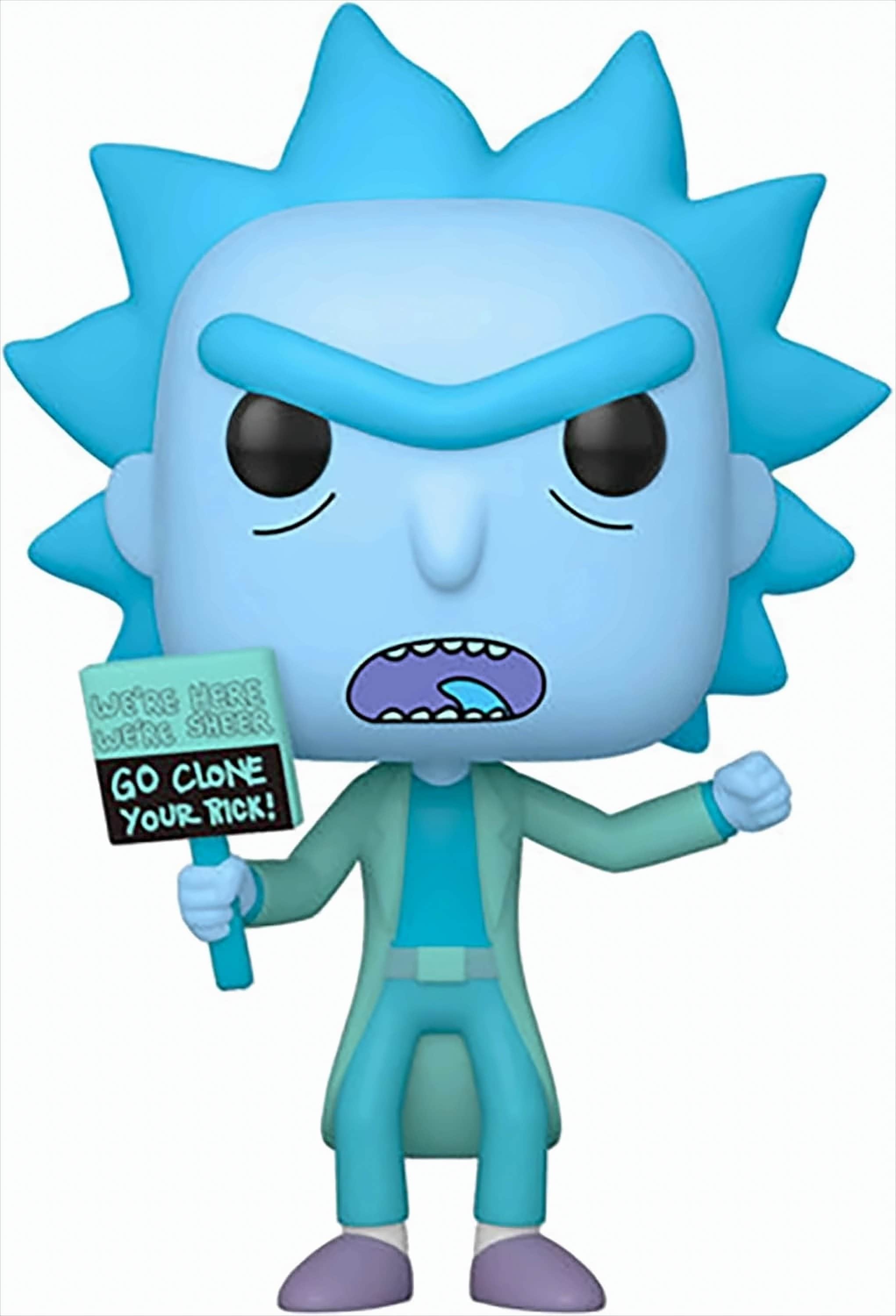 Funko 44252 POP! Animation: Rick & Morty - Hologram Rick Clone 
