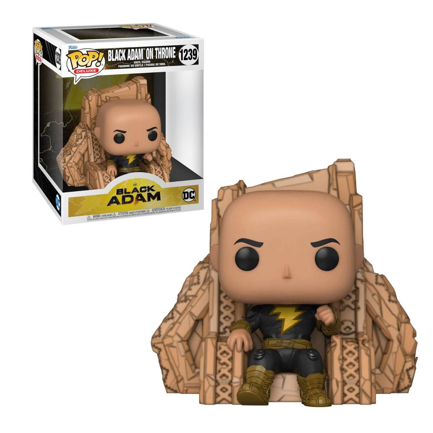 POP - Black Adam - Black Adam on Throne DELUXE 